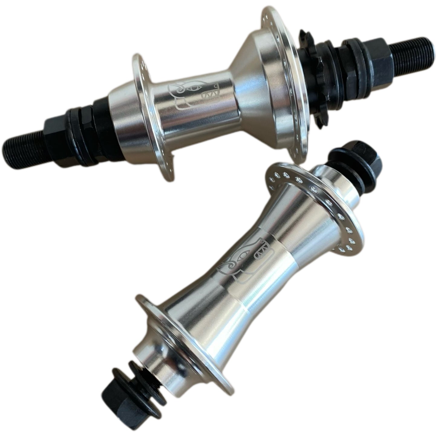 PAR DE MAZAS HARD COMPONENTS CROMO