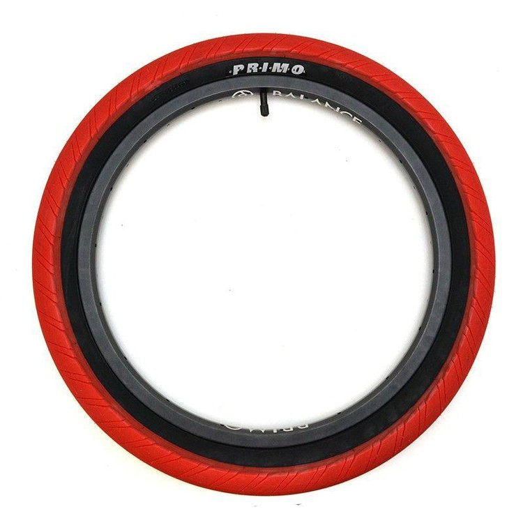 PAR DE LLANTAS PRIMO CHURCHILL ROJA 2.45''