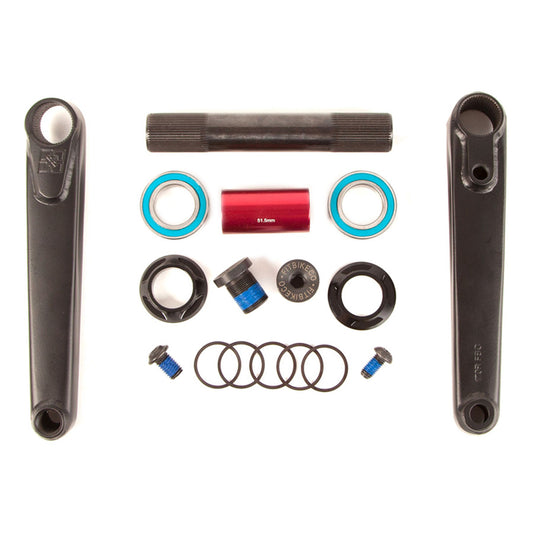 CRANKS FIT BLUNT BLACK 160MM