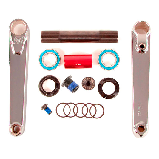 CRANKS FIT BLUNT CHROME 160MM