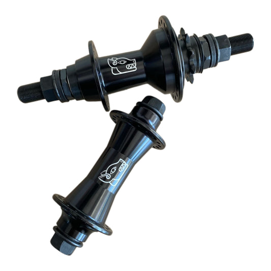 PAR DE MAZAS HARD COMPONENTS NEGRO