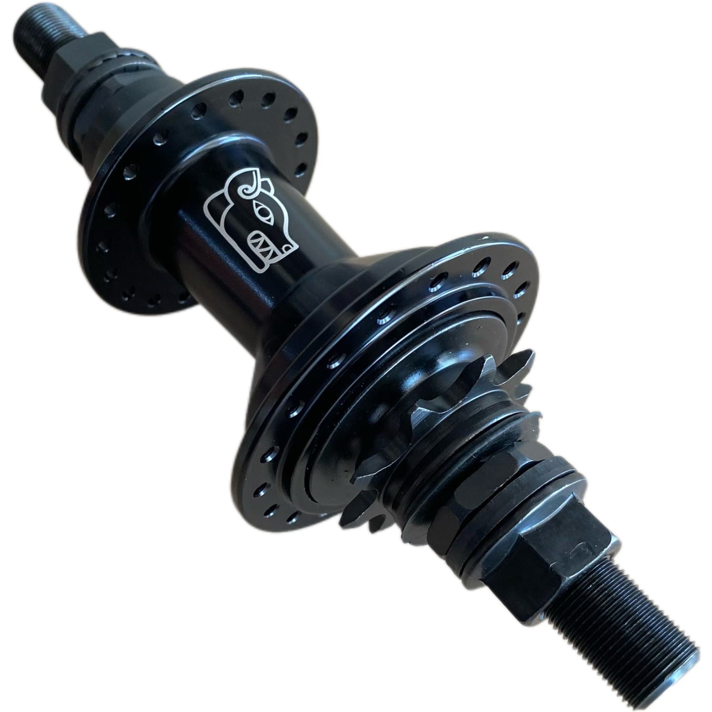 PAR DE MAZAS HARD COMPONENTS NEGRO