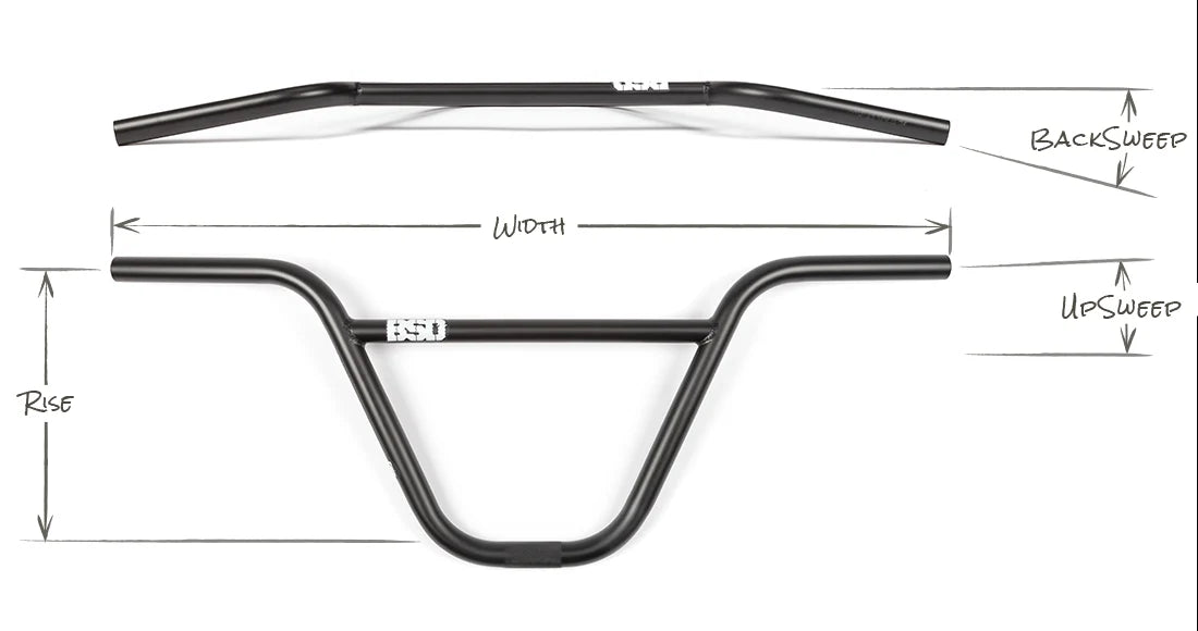 BARS BSD ALVX 9.5'' CHROME